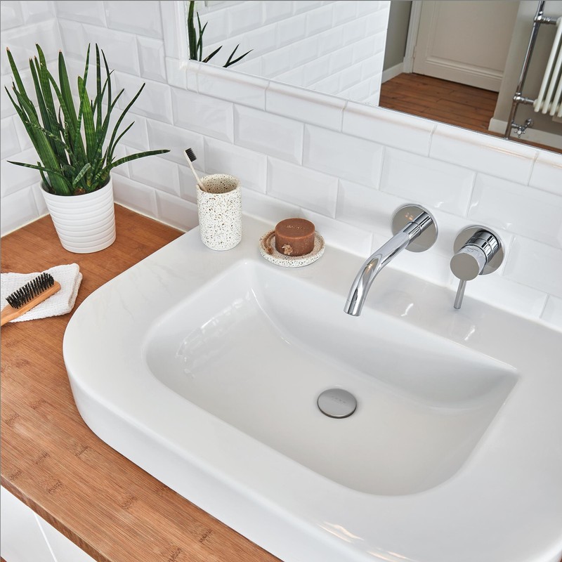 Wirquin Quick-Clac SP50099 Drain Fitting/with Siphon/with Stopper/Chrome