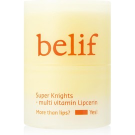 belif Bálsamo labial multivitamínico Lipcerin de Super Knights, con vitamina C, multiusos, que suaviza la textura de los labios y fortalece la barrera labial, hidratante, maquillaje coreano para el
