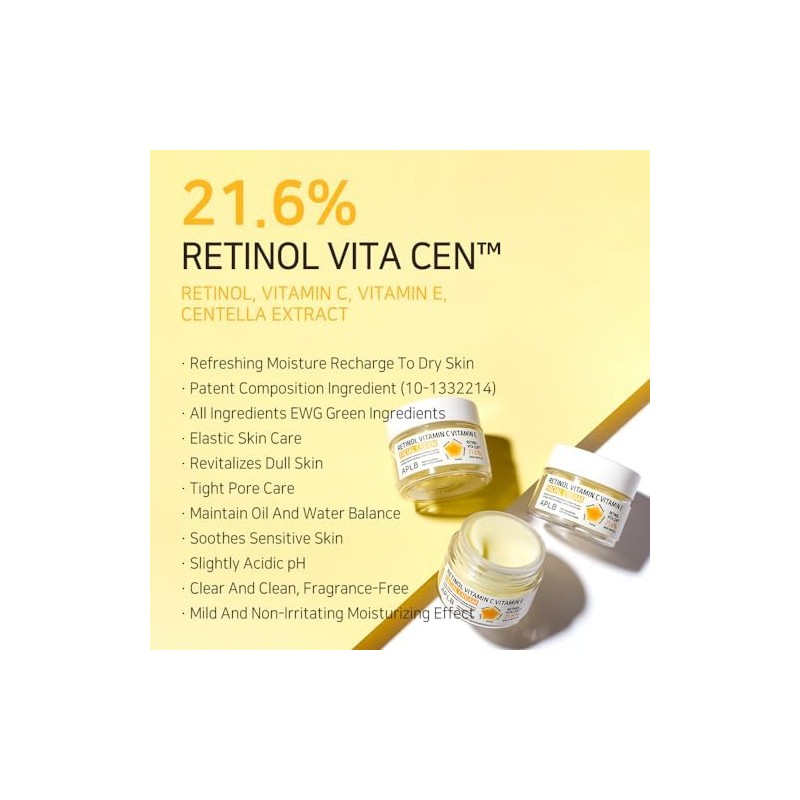 APLB Retinol Vitamin C Vitamin E Facial Cream