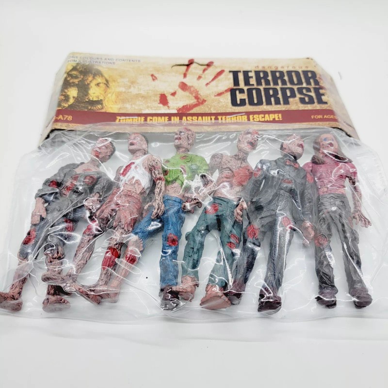 Terror Corpse Action Figure Pack Zombie Realistic Movable Joints New