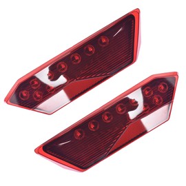 labwork Red Tail Light Rear Lamp Replacement for Polaris RZR 900 XP 4 1000 2014 2015 2016 2 PCS