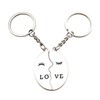 Duo Keyring Love Soul Cufflinks Magnetic and Removable, Romantic Gift