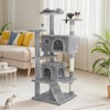 DUMOS 54-inch Indoor Cat Tree Tower –Multi-Level Pet House for