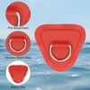 PATIKIL 3.5" Paddle Board D Rings, 4 Pcs Stainless Steel