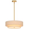 VONLUCE 4-Light Modern Chandeliers, 18" Chandeliers for Dining Room with