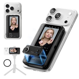 7RYMS Qshot V2 PRO Wireless Selfie Monitor Screen with 4K/60fps, 5H Battery