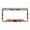CafePress Bohemian Turquoise Red Rhines License Plate Holder Aluminum License