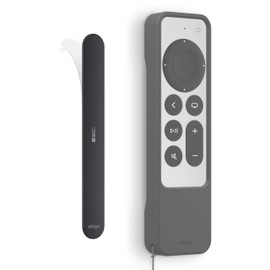 elago Metal Plate Compatible with R1 2022 Apple TV 4K Siri Remote 3rd Generation Case - Powerful Magnets Stick to Plate, Adhesive Tape Included, Minimalistic Design, Complete Access, 2 Plates Included