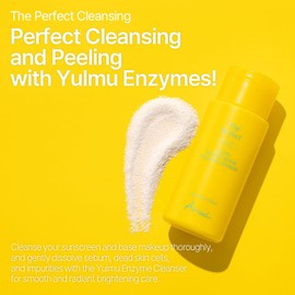 Ariul Limpiador En Polvo Exfoliante Enzimático Yulmu Perfect: Exfoliación Suave Con Lágrimas Y Enzimas De Job'S, Limpieza De Poros, Fórmula Vegana Y No Irritante, Cuidado De La Piel Coreano, 55