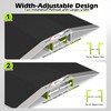2-Piece Bridge Threshold Ramps for Doorways, 12x17 in, 1.6 in