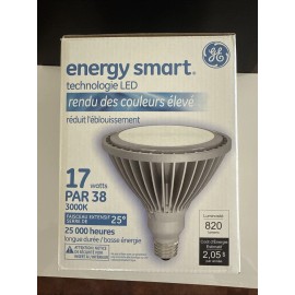 GE 17W PAR38 LED Narrow Flood 3000K 25000hr Light Bulb