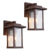 Smeike Outdoor Wall Sconce, Outside Porch Light Fixtures, Anti-Rust Exterior