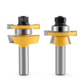 Hozly Shaker Rail and Stile Router Bits ,Cabinet Door Rail and Stile Router Bits Shaker ,1/2 Shank Router Bit Set