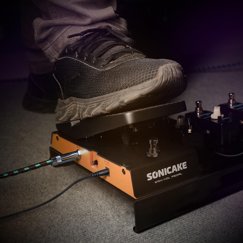 SONICAKE Wah Active Volume Pedal, Wah & Volume 2 in