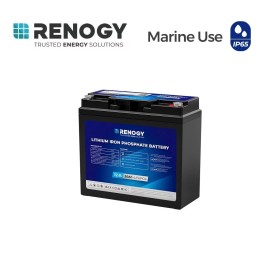 Renogy 12V 20Ah Trolling Motor Lithium Iron Phosphate Battery with Bluetooth