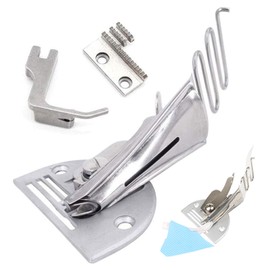 Slanted Binder Angle Binder 3 Pieces 18 mm Sewing Machine Binding Attachment Sewing Machine Flat Seamer Quality Bias Tape Binder Rolled Hammer Presser Foot for Industrial Quilting Stitch Machines