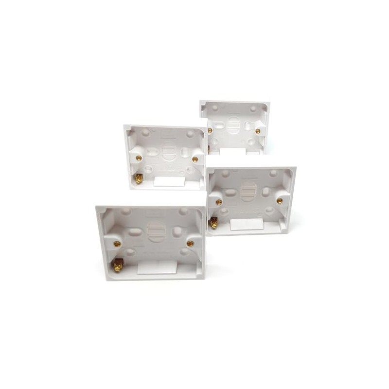 1 Gang Surface Mount Back Box Pattress Box 16mm x