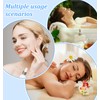 White Shower Cap, Terry Lined Shower Cap for Women, Double