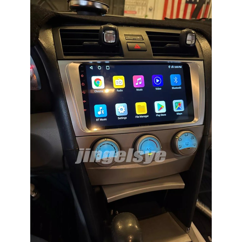For Toyota Camry 2007-2011 Car Stereo Radio Apple CarPlay Android12