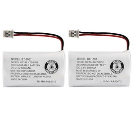 Uniden BBTY0651101 model BT1007 Nickel-Cadmium Rechargeable Cordless Phone Battery, DC 2.4V 500mAh (Pack of 2)