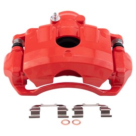 TRQ Performance Front Right Performance Brake Caliper Red Passenger Side Compatible with 2008-2011 Ford Focus