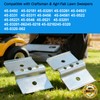 YWOOW 23580 Brush Double Bracket Retainer for Agri-Fab Lawn Sweeper
