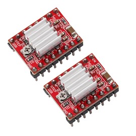 Heevhas 2pcs A4988 Stepper Motor Driver Module Driver Board with Mini Heatsink Stepper Motor Drive Board for 3D Printer