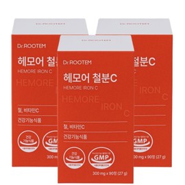 Dr. Rootem Hemore iron non-heme iron supplement 90 tablets 3 / 닥터루템 헤모어 철분 비헴철 철분제 90정 3개