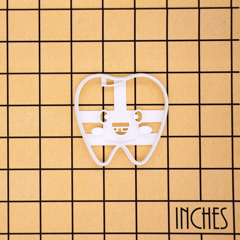 Cute Tooth Cookie Cutter, 1 Piece - Bakerlogy