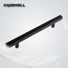 KNOBWELL 10 Pack Black Stainless Steel Kitchen Cabinet Door Handles