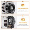 New Alternator for Nissan Quest V6 3.5L 2004 2005 2006