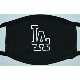 Face Guard Los Angeles Baseball Inspired Design Reusable Dual Layer Cotton Cloth Face Mask