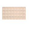 FindingKing 5 Beige 32 Compartment Display Tray Inserts