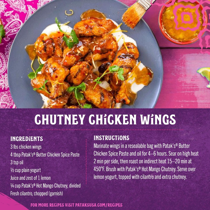 Patak’s Hot Mango Chutney - Sweet & Spicy Mango Chutney