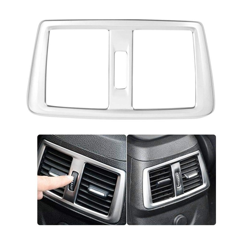 KIMISS Rear Air Conditioner Frame Trim ABS Chrome for 218i