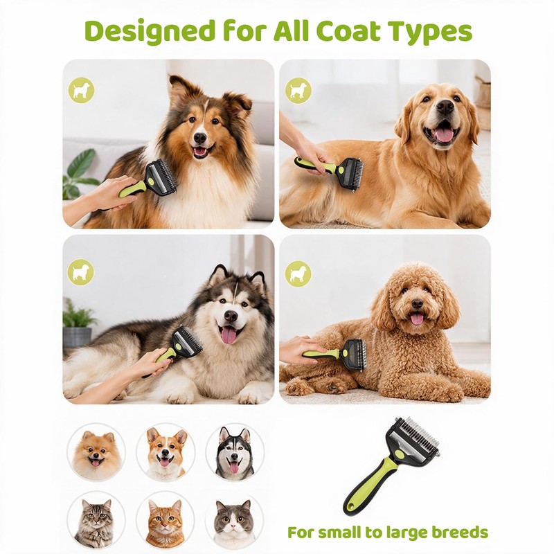 3 in 1 Undercoat Brush Dog Brush Undercoat Cat Brush