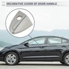 X AUTOHAUX Front Left Door Handle Lock Cylinder Cover for
