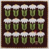 ANNA SUI 109482-0007-01 Towel Handkerchief Daisy (Brown) Women's Towel Hand
