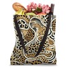 Leopard Print Animals Safari Africa Nature Boho Art Tote Bag