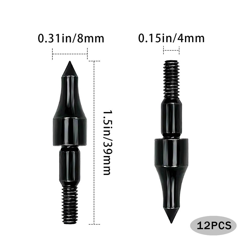 Qoaimu 100 Grain Archery Arrow Field Points Field Tips, High