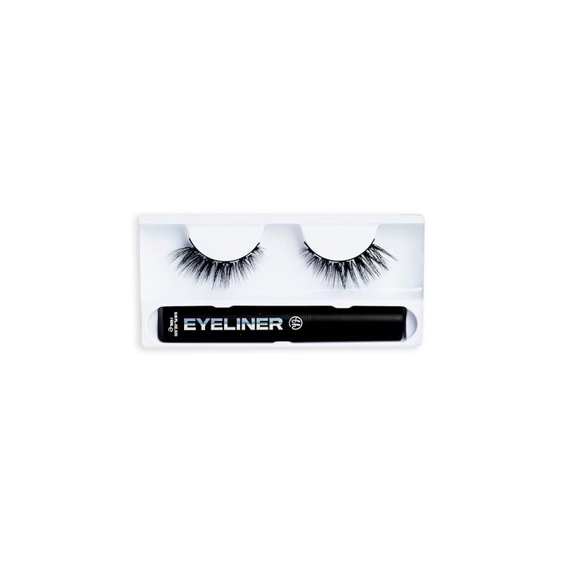 BH Los Angeles Magnetic Lashes, Easy to Apply Half Eyelashes,