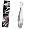 Zerodeko Stainless Steel Fish Tweezers Ergonomic Cooking Tool for Hair