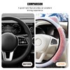 Car Steering Wheel Cover, Elastic Stretch Fluffy Soft Plush Steering