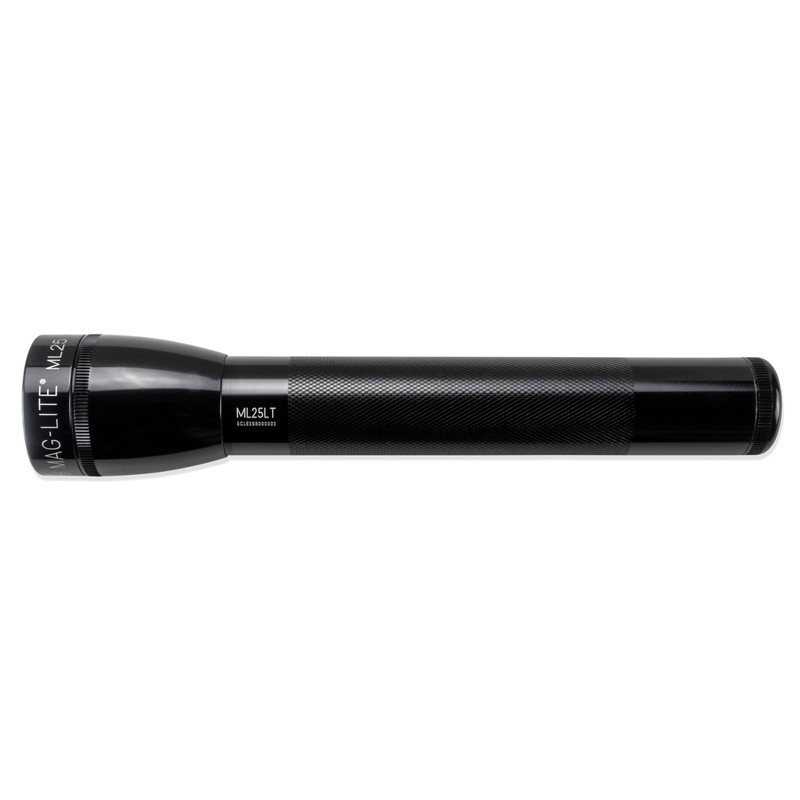 Maglite ML25LT LED 3-Cell C Flashlight, Black - ML25LT-S3016