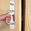 VZU 2pcs Pull Push Door Plate Handle with Screws, 300