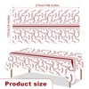BOXOB 4pcs Baseball Tablecloths, 107.87x53.94in Rectangular Sport Theme Table Cover