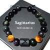 Birthday Gift,Rainbow Black Obsidian Mens and Womens Bracelet,10mm Natural Tigers