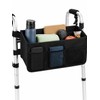 wigmoa Walker Organizer Bag with Cup Holder for Folding Walkers,