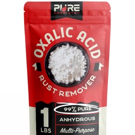 Ecoxall Oxalic Acid for Wood Bleach - 1 lbs 99.9% Pure Fine Powder - Highly Effective Multipurpose Cleaner - Used as a Wood Stain Remover and Rust Remover - Industrial Grade Strength