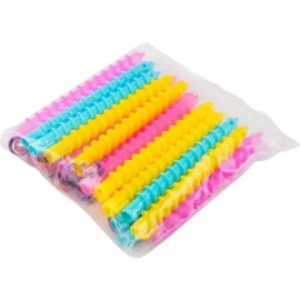 Gurup 미용실 롱롯드 구르프 트위스트 파마 롯드 헤어샵 [소형 나선형 나사 20개] Beauty Salon Long Rod Curling Twist Perm Rod Hair Shop [Small Spiral Screw 20 Pieces]